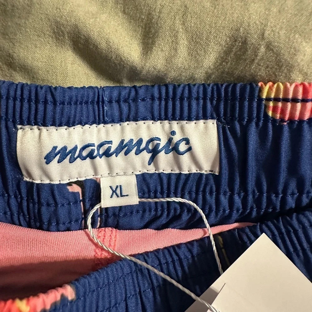 NWT/NIP - maamgic men’s swim shorts.